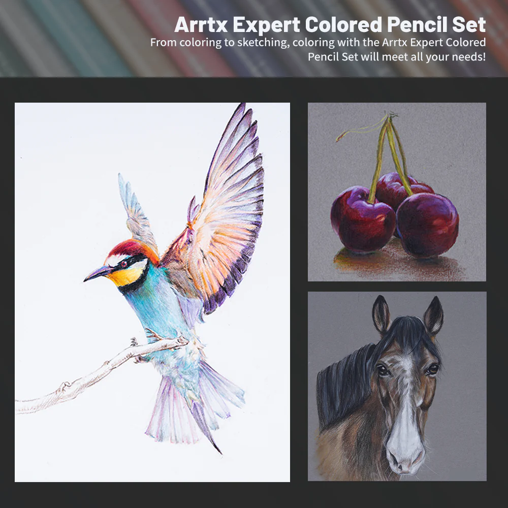 Arrtx 72 Colored Pencils Artist Grade Drawing Pencils - Image 9