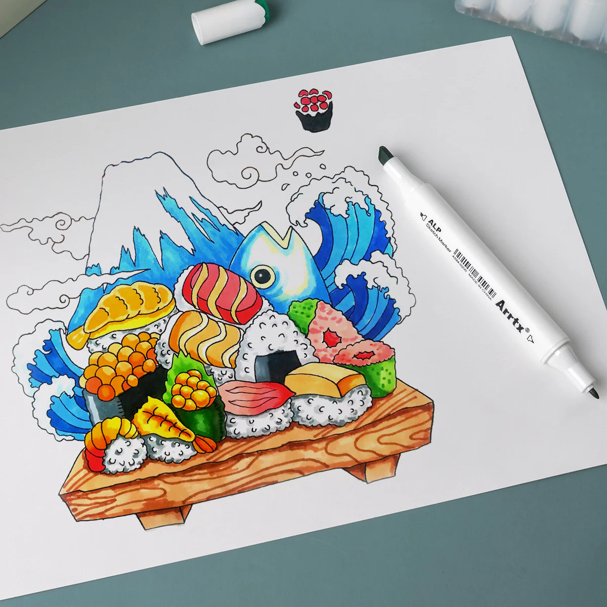 Arrtx ALP 90 Alcohol Markers Paint Markers Dual Tip - Image 10