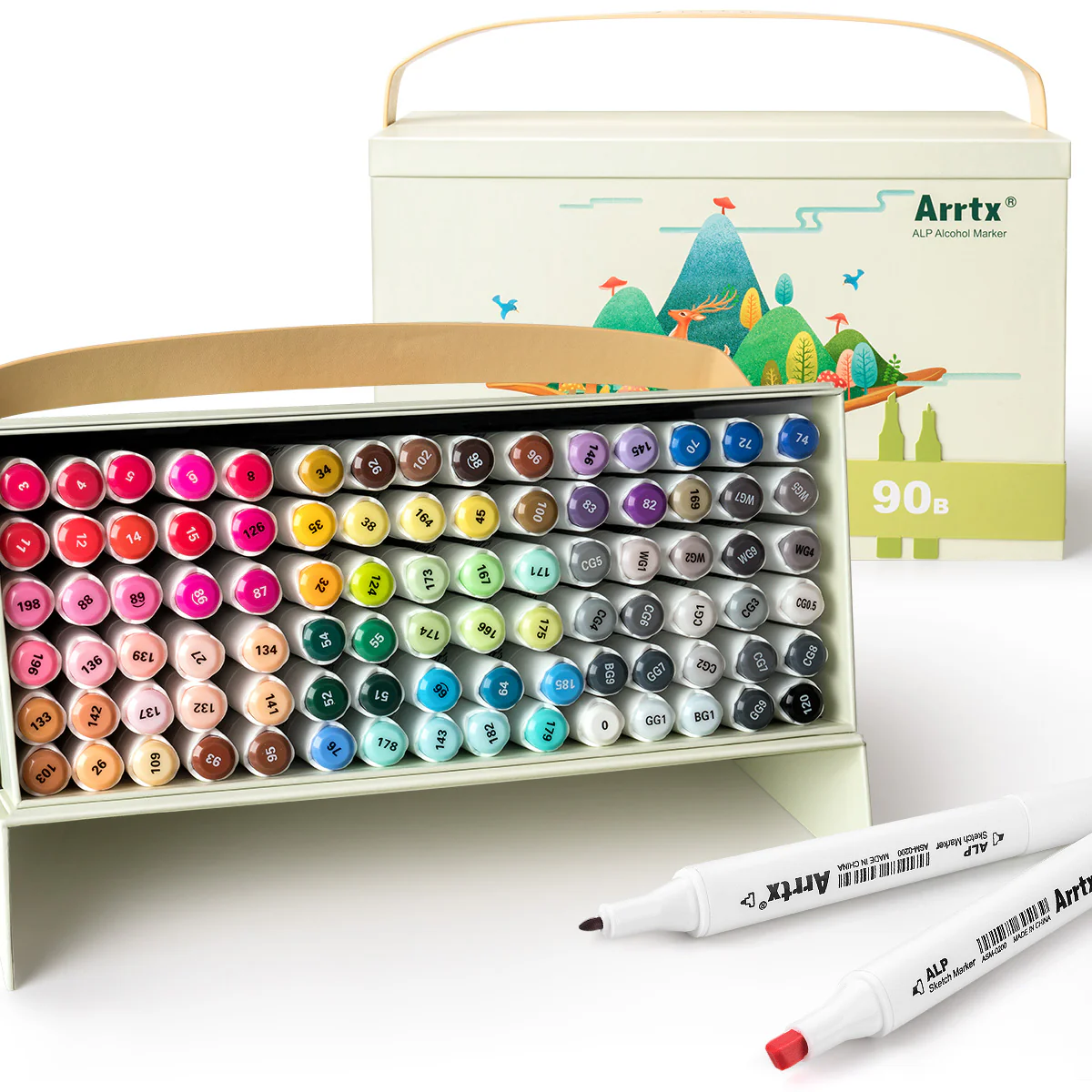 Arrtx ALP 90 Alcohol Markers Paint Markers Dual Tip - Image 3