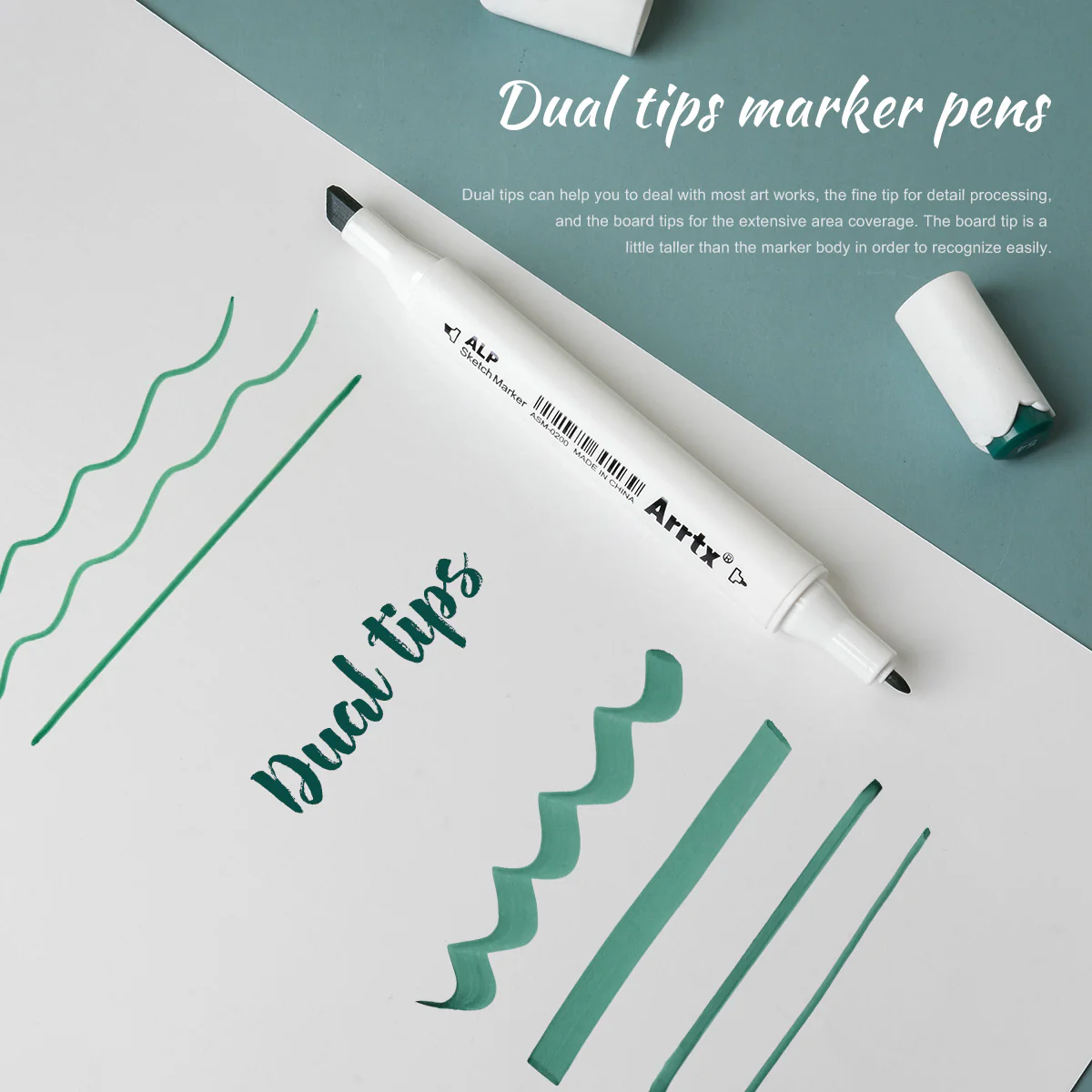 Arrtx ALP 90 Alcohol Markers Paint Markers Dual Tip - Image 6