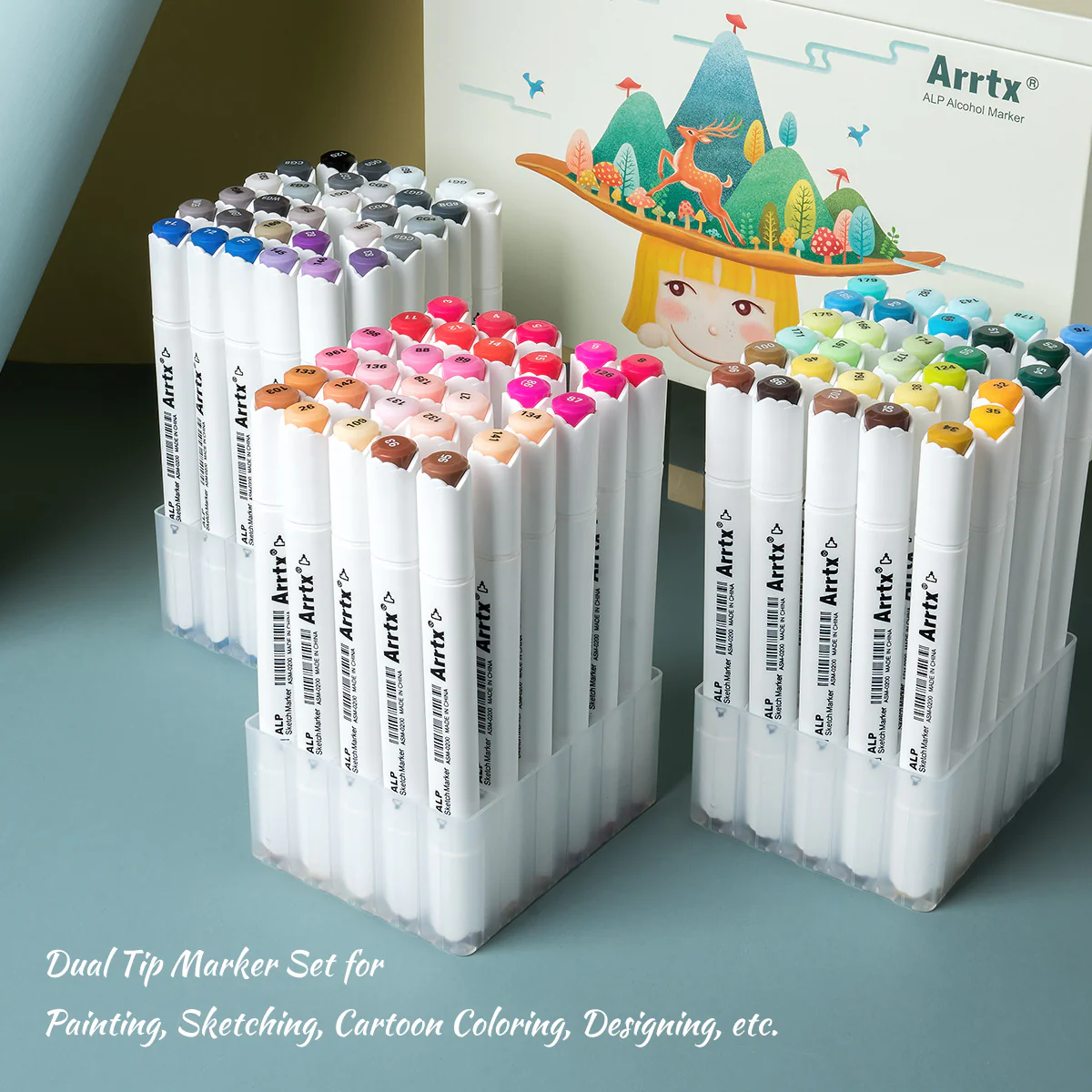 Arrtx ALP 90 Alcohol Markers Paint Markers Dual Tip - Image 7
