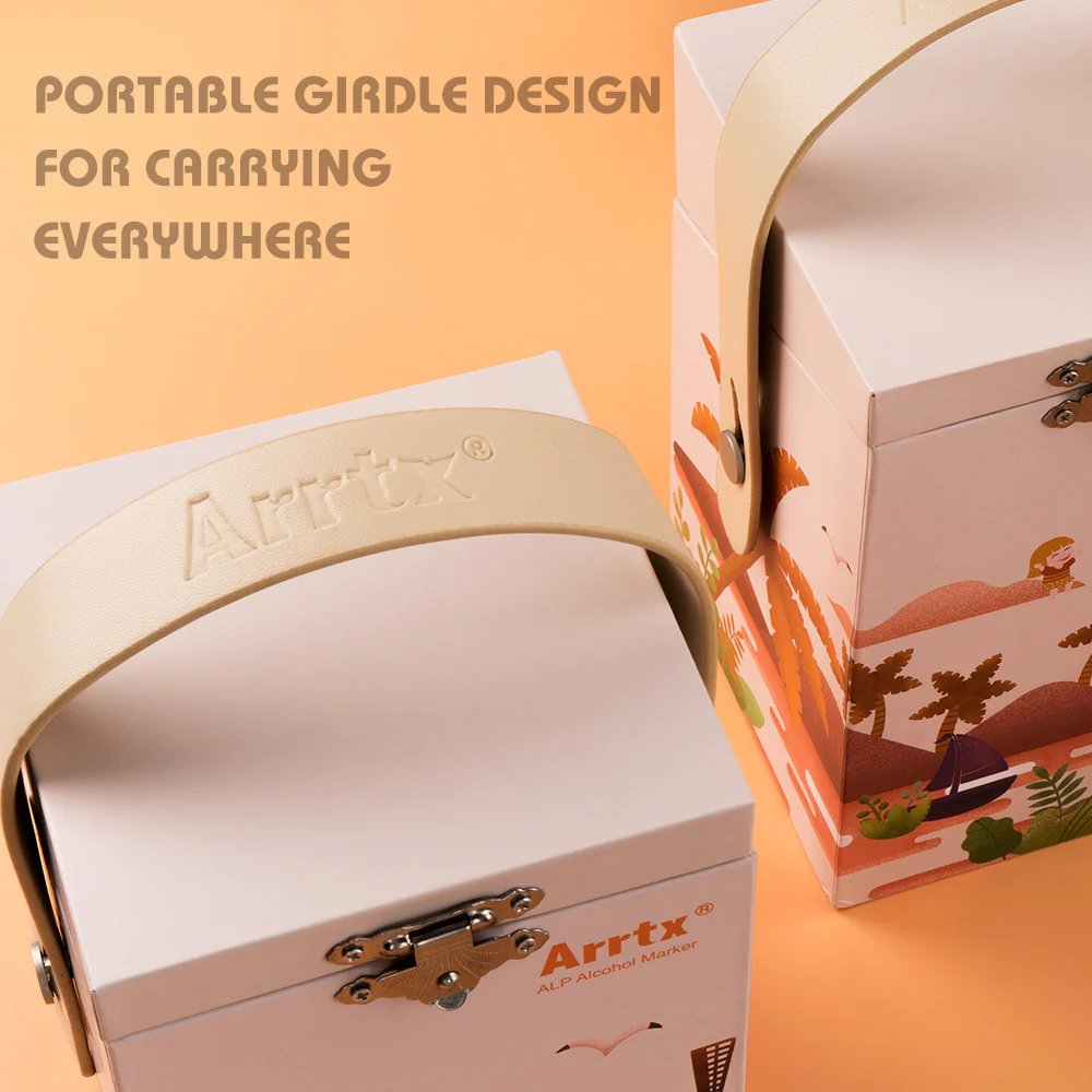 Arrtx ALP 36 Alcohol Markers Skin Tone Colors Paint Markers Dual Tip - Image 7